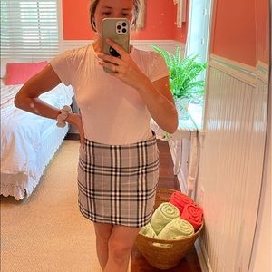 Burberry Mini Skirt